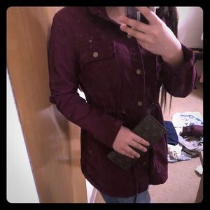 Arizona jean co Wine color jacket